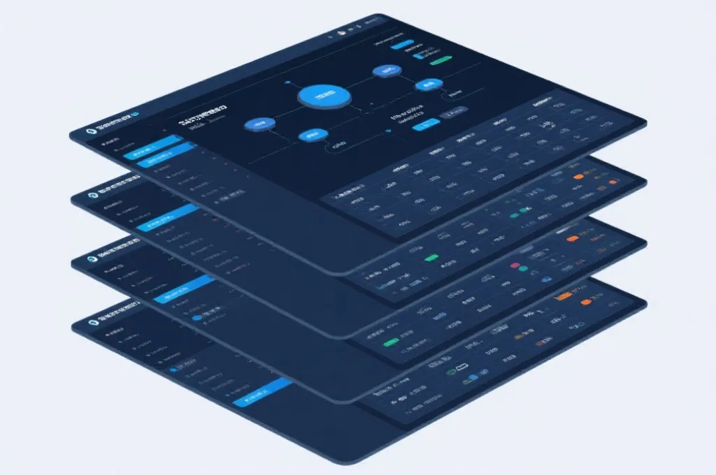 信息层级展示流程图